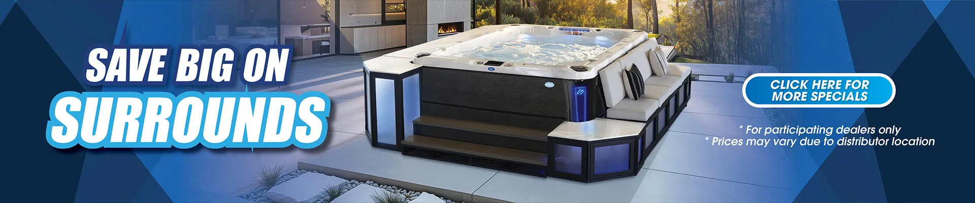 Calspas hot tub being used in a family setting - Novato